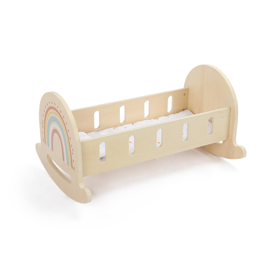 Baby Doll Cradle with 1 Pillow & 1 Cushion