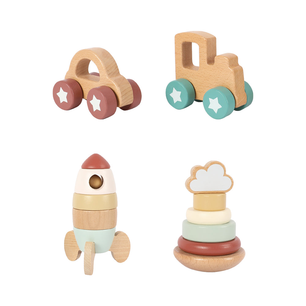 4 in 1, Stacking & Vehicles Gift Set