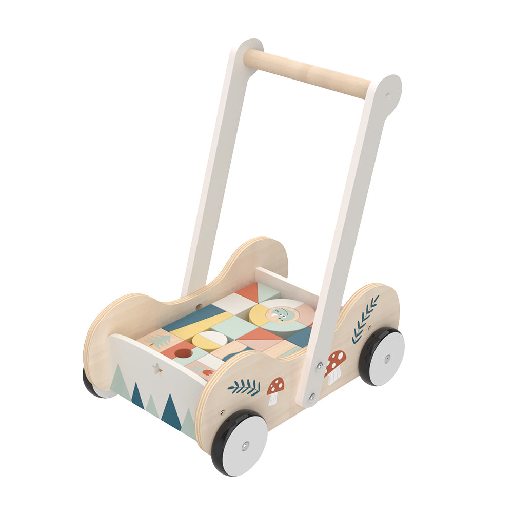 Baby Walker with 31 Building Blocks