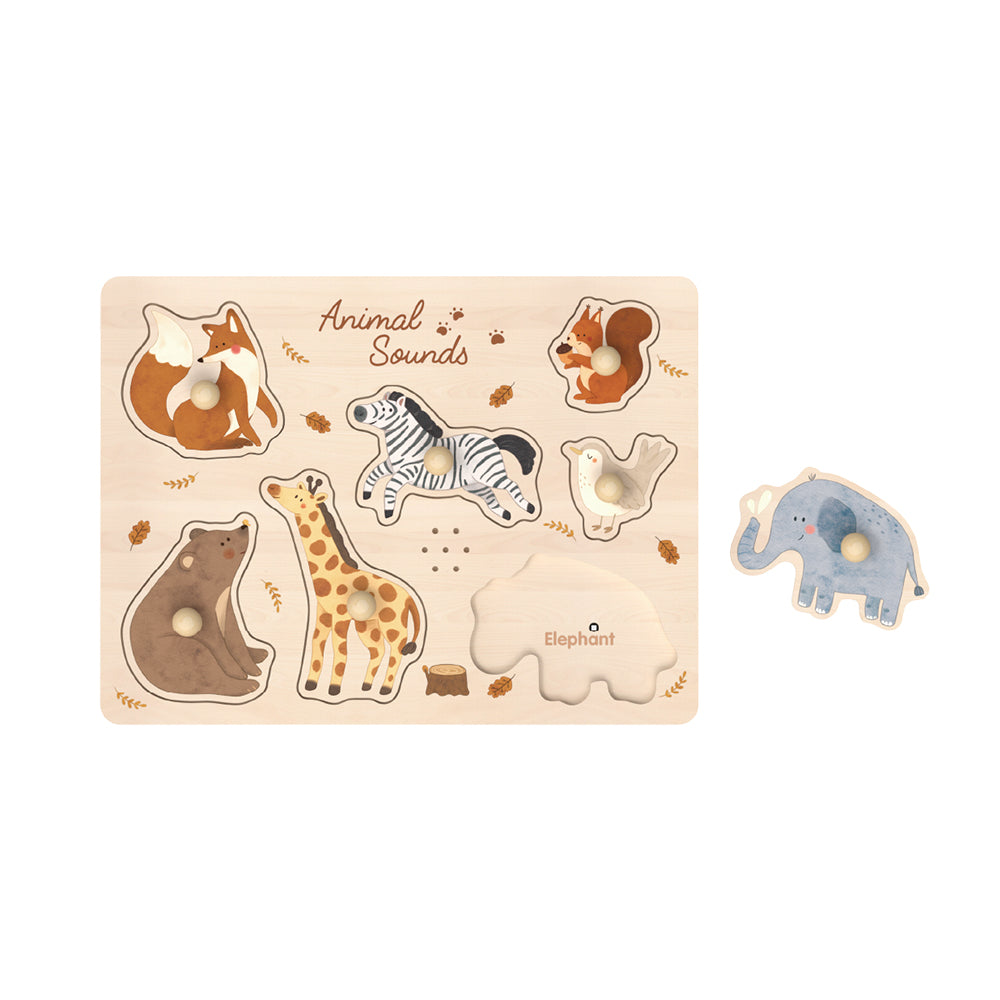 Forest Animal Sound Puzzle,  set of 8