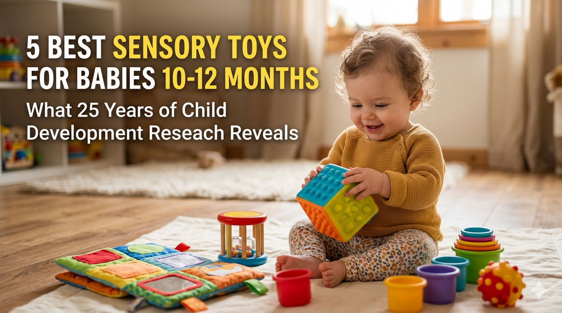 5 Best Sensory Toys for Babies 10-12 Months (Research-Backed)