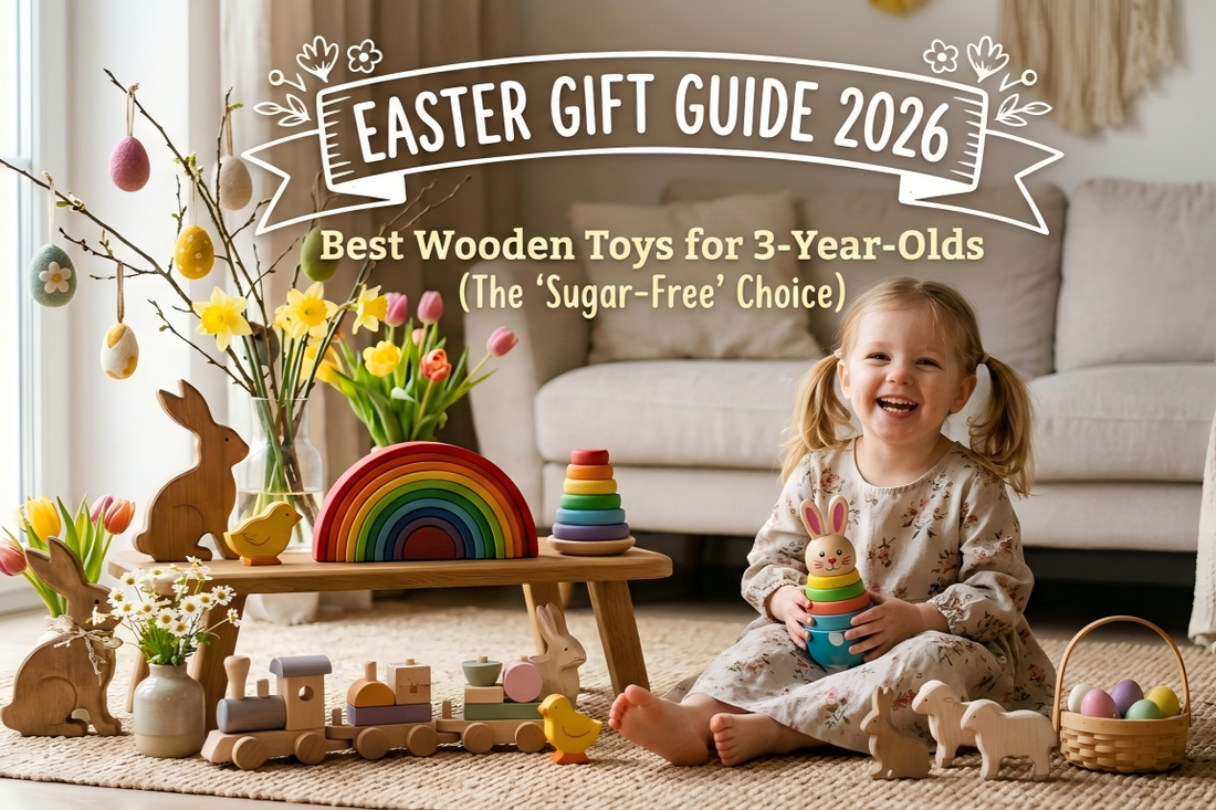 Easter Gift Guide 2026: Best Wooden Toys for 3-Year-Olds (The "Sugar-Free" Choice)