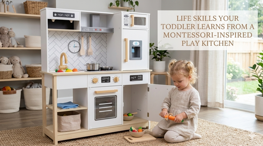 Life Skills Your Toddler Learns from a Montessori-Inspired Play Kitchen