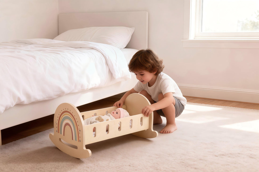 The 'Bedtime Mirror': Why a Tiny Wooden Cradle Tames the Toddler Sleep Struggle