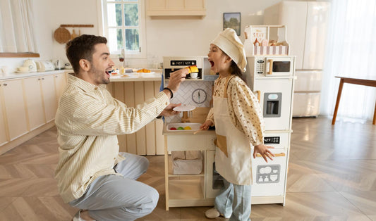 How Many Steps Does It Take to Turn a Drawing into a Wooden Kids’ Kitchen Toy?