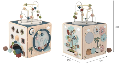 Learning Activity Cube (Large)-Tsolaki