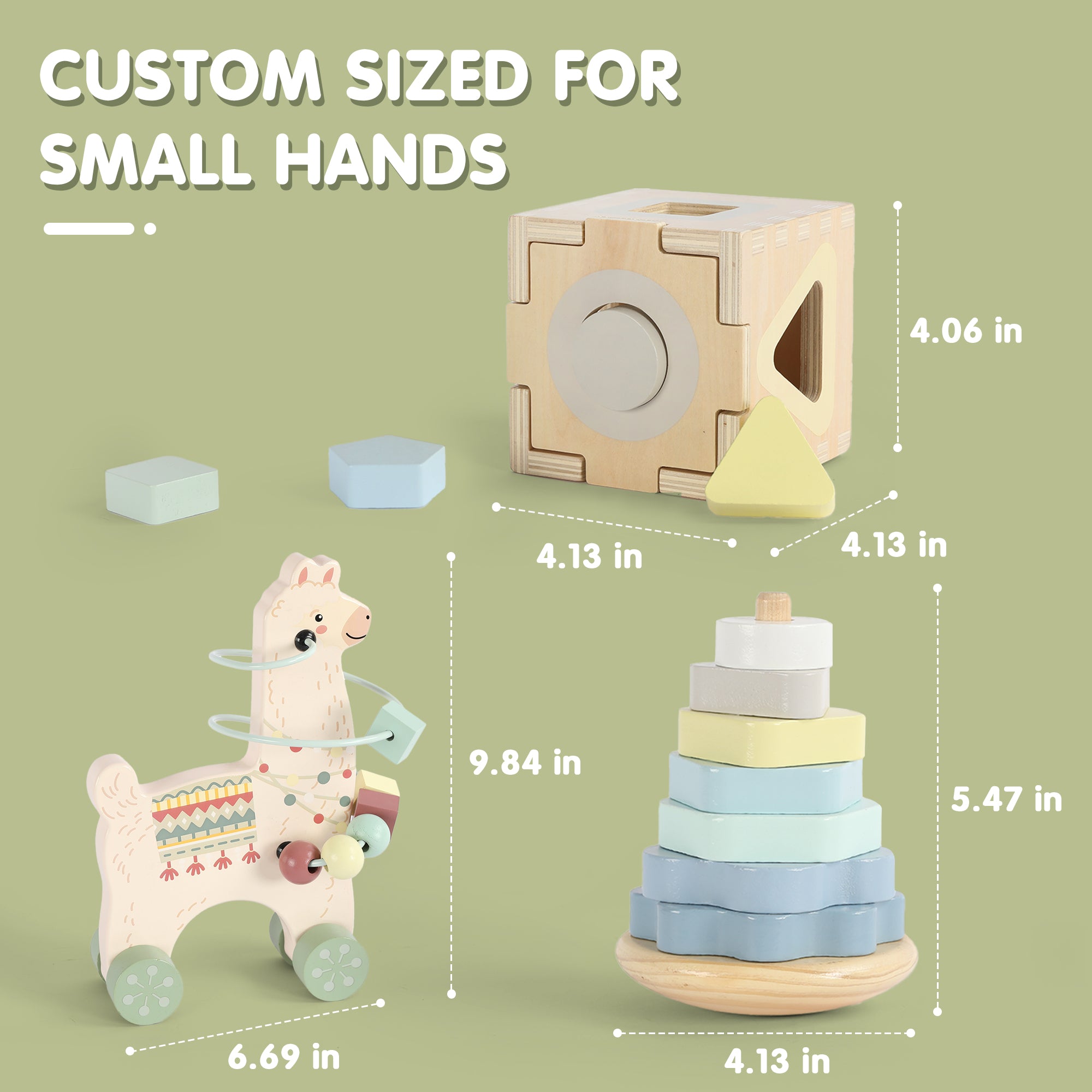 3 in 1, Llama Baby Gift Set