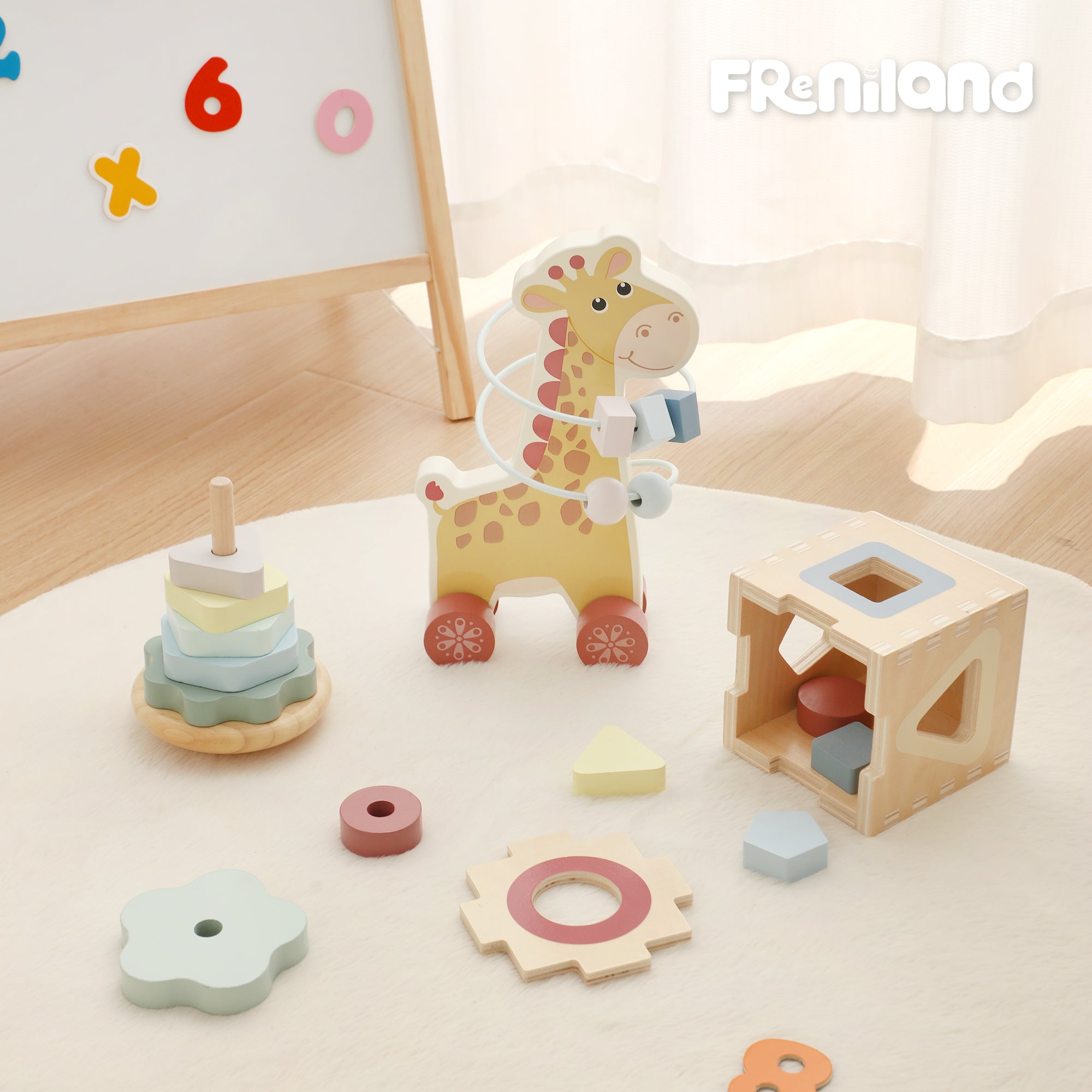3 in 1, Giraffe Baby Gift Set