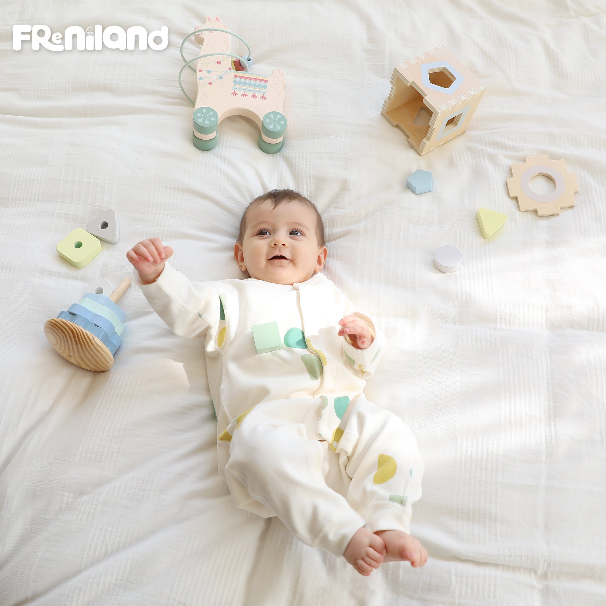 3 in 1, Llama Baby Gift Set