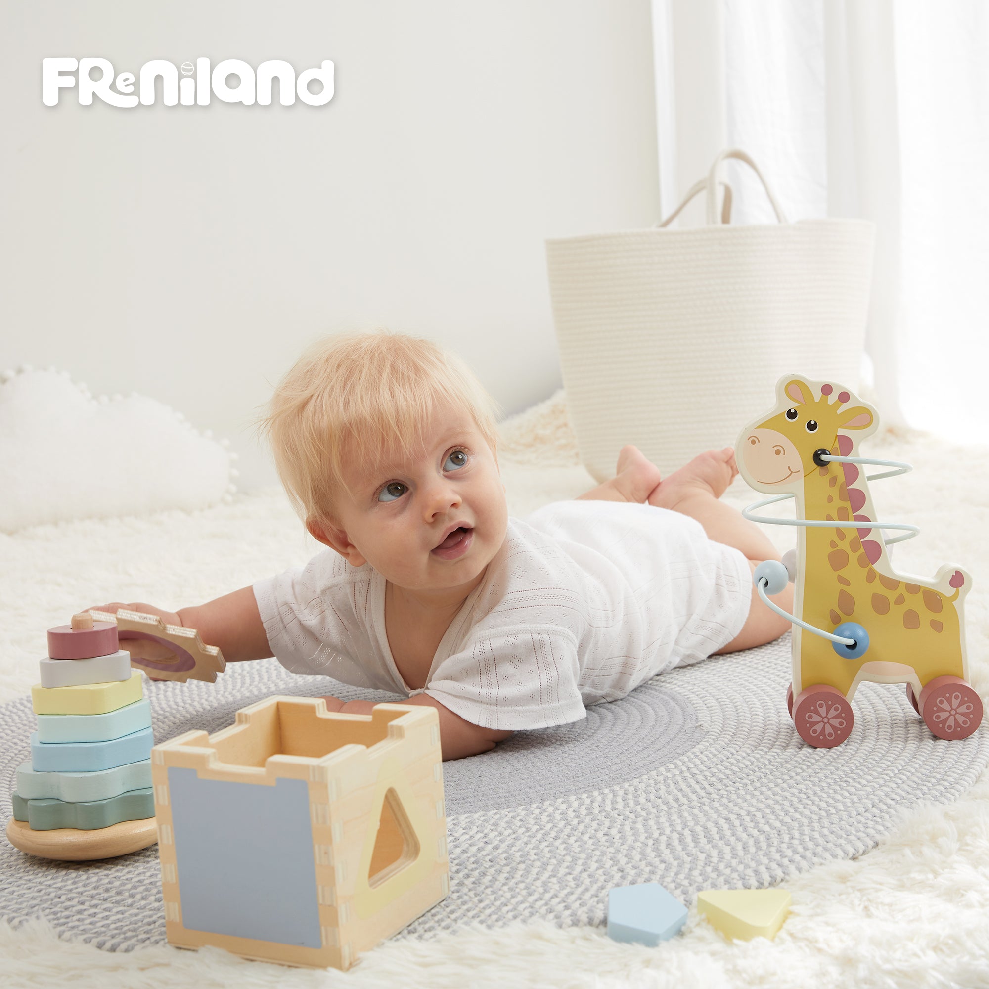 3 in 1, Giraffe Baby Gift Set