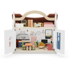 Portable Doll House, set of 13pcs - GUANYI