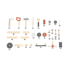 Retro Workbench,  set of 90pcs - GUANYI