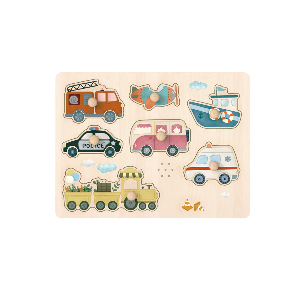 Verkehrsgeräusch-Puzzle