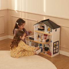 Wooden Dollhouse,set of 30pcs - GUANYI