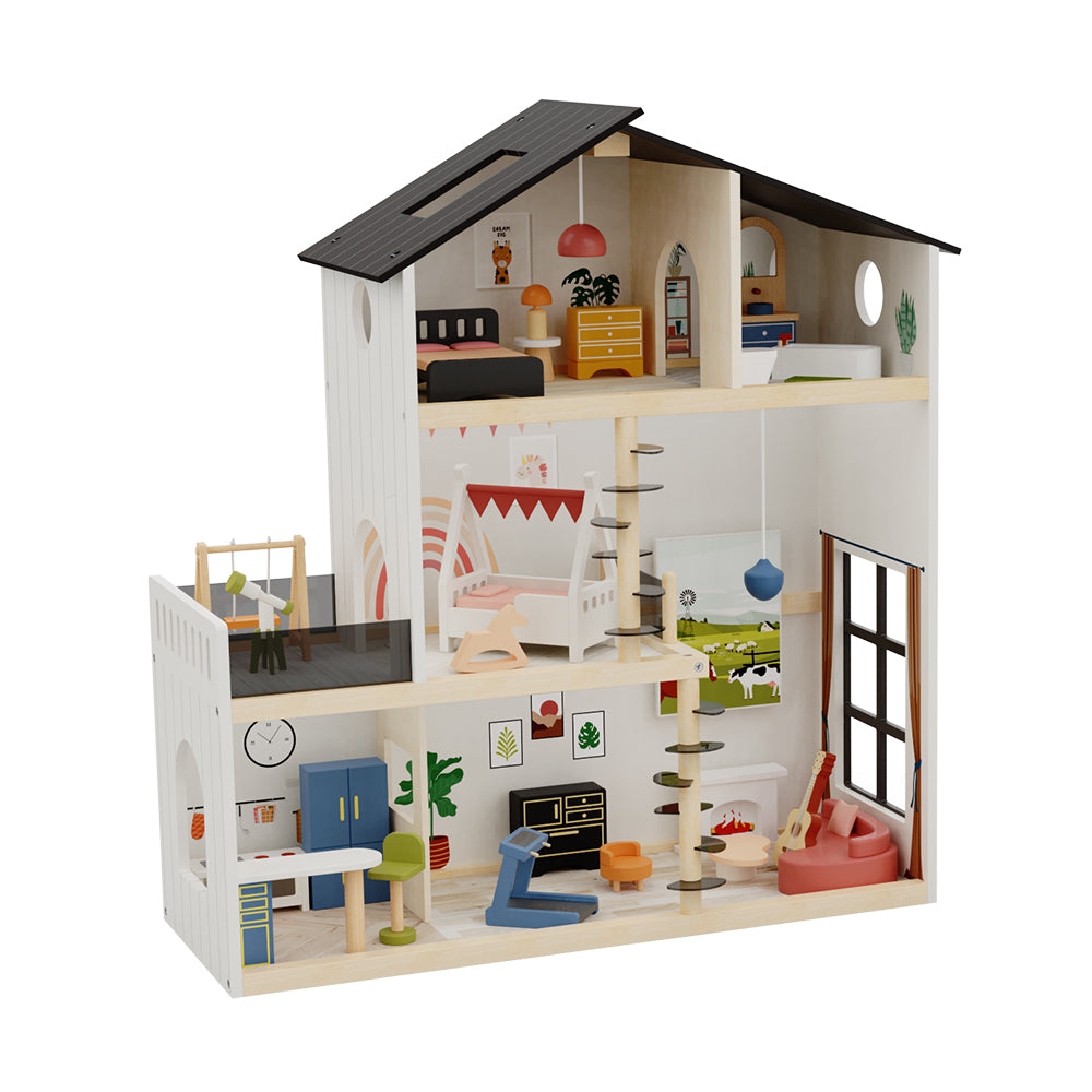 Puppenhaus aus Holz