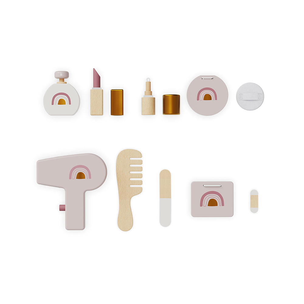 Wooden Vanity Table Set