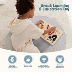 Music Instruments Sound Puzzle - Educational Musical Toys for Kids 18M+