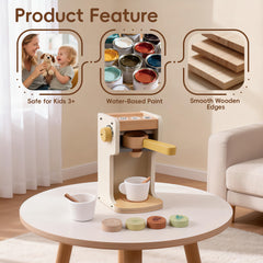Classic Coffee Maker Toy - Kitchen Role Play Set for Kids