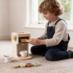 Classic Coffee Maker Toy - Kitchen Role Play Set for Kids