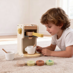 Classic Coffee Maker Toy - Kitchen Role Play Set for Kids