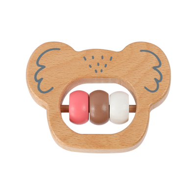 Koala Head Rattle Toy
