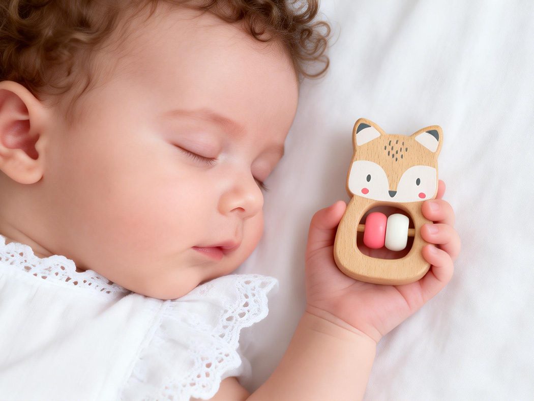 Koala Head Rattle Toy