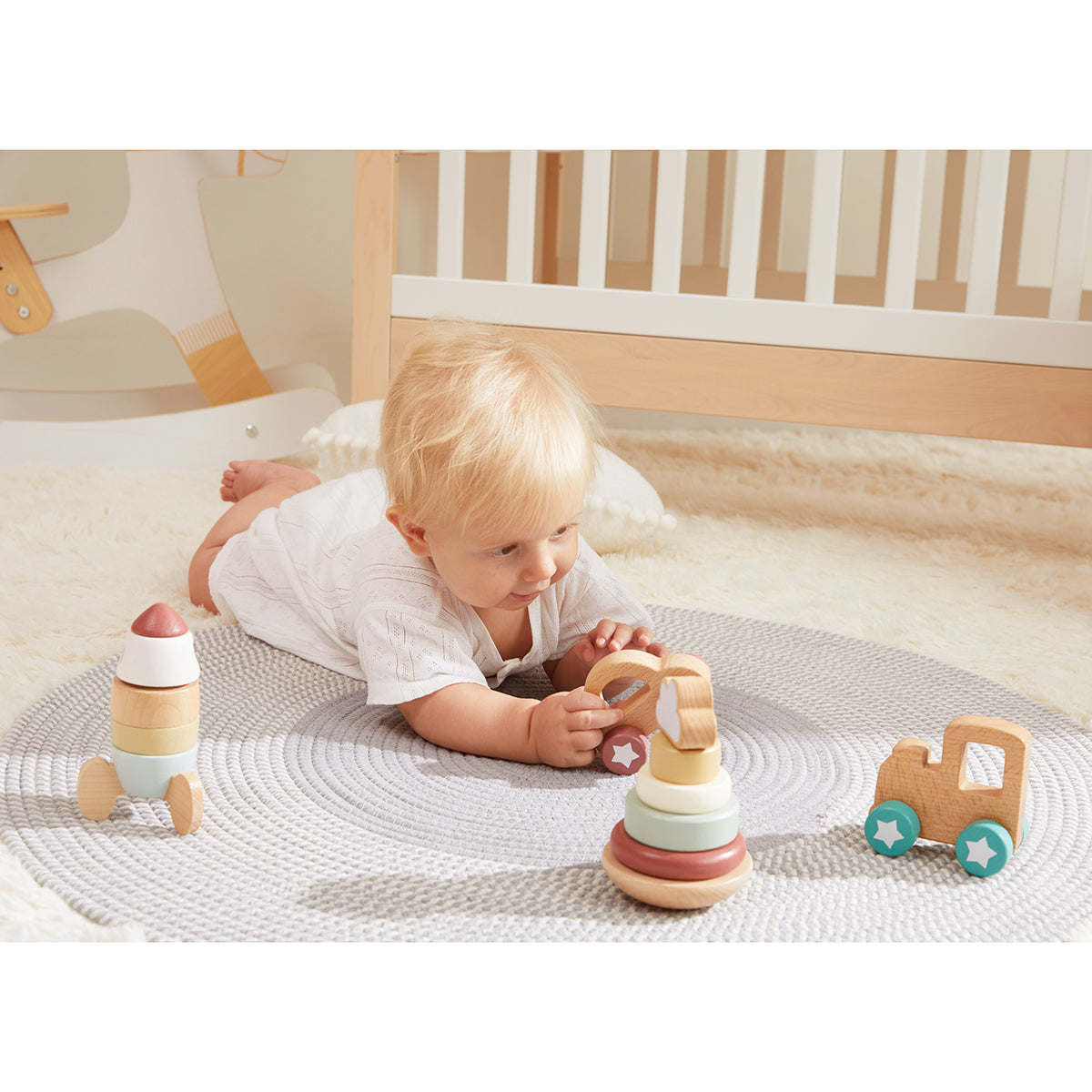 4 in 1, Stacking & Vehicles Gift Set - GUANYI