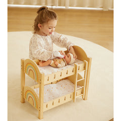 Baby Dolls Bunk Bedwith 2 Pillows & 2 Cushions - GUANYI