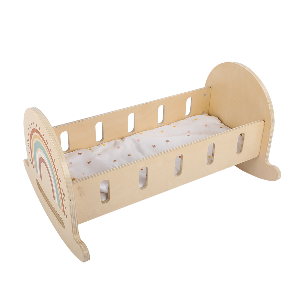 Baby Doll Cradle with 1 Pillow & 1 Cushion - GUANYI