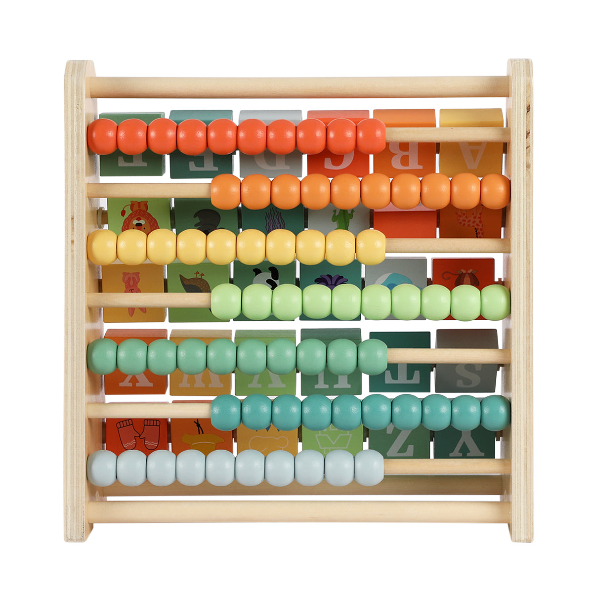 2 in 1 Abacus Stand & Alphabet  Abacus - GUANYI