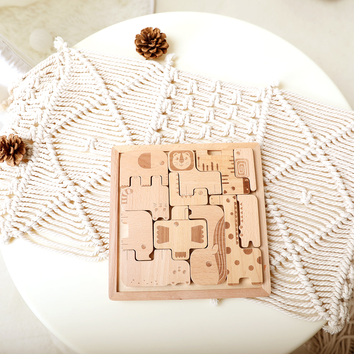 2 in 1，Safari Animal Puzzle & Stack - GUANYI