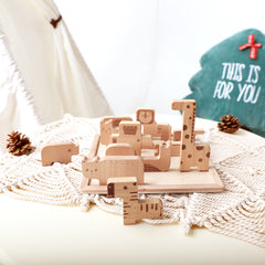 2 in 1，Safari Animal Puzzle & Stack - GUANYI