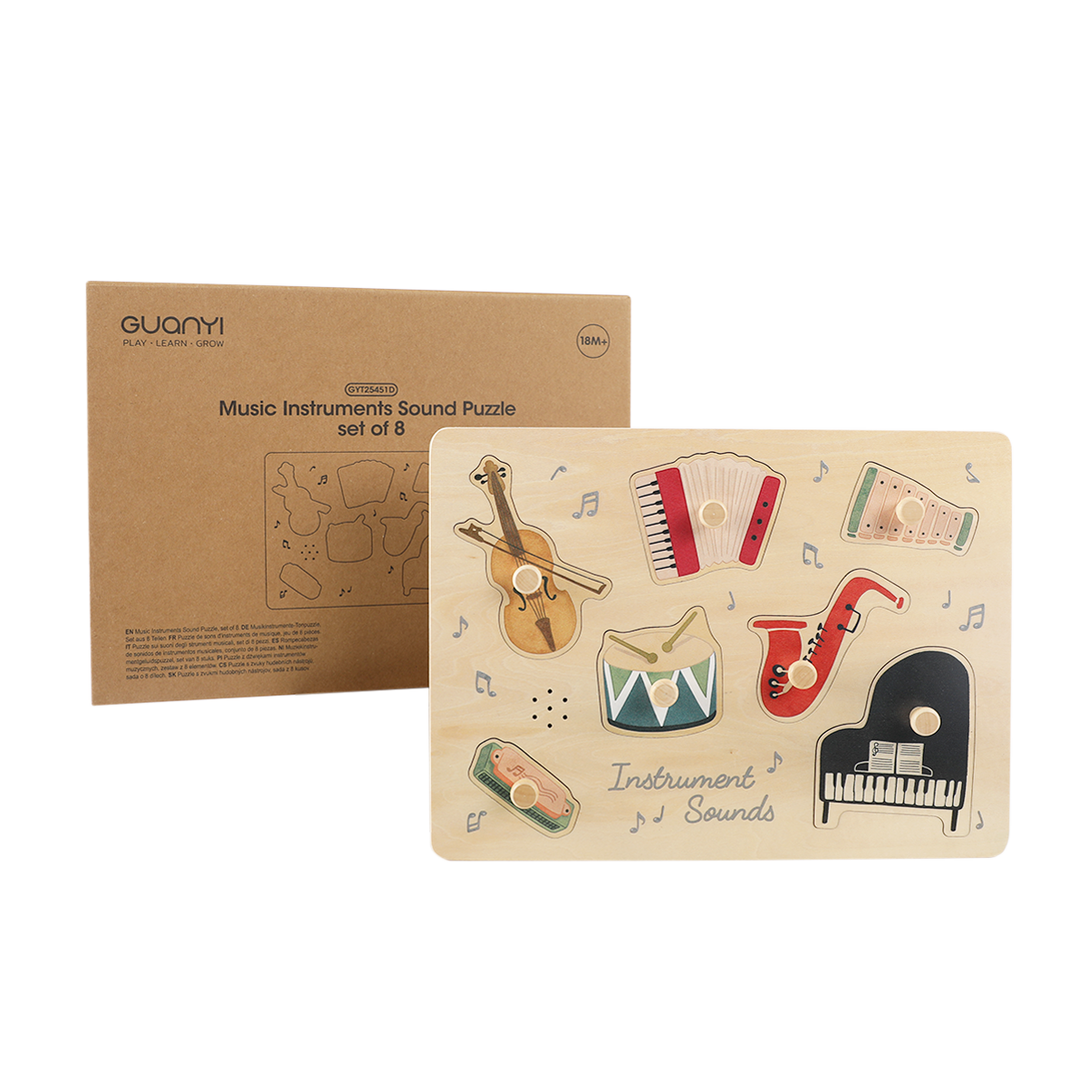 Music Instruments Sound Puzzle - GUANYI