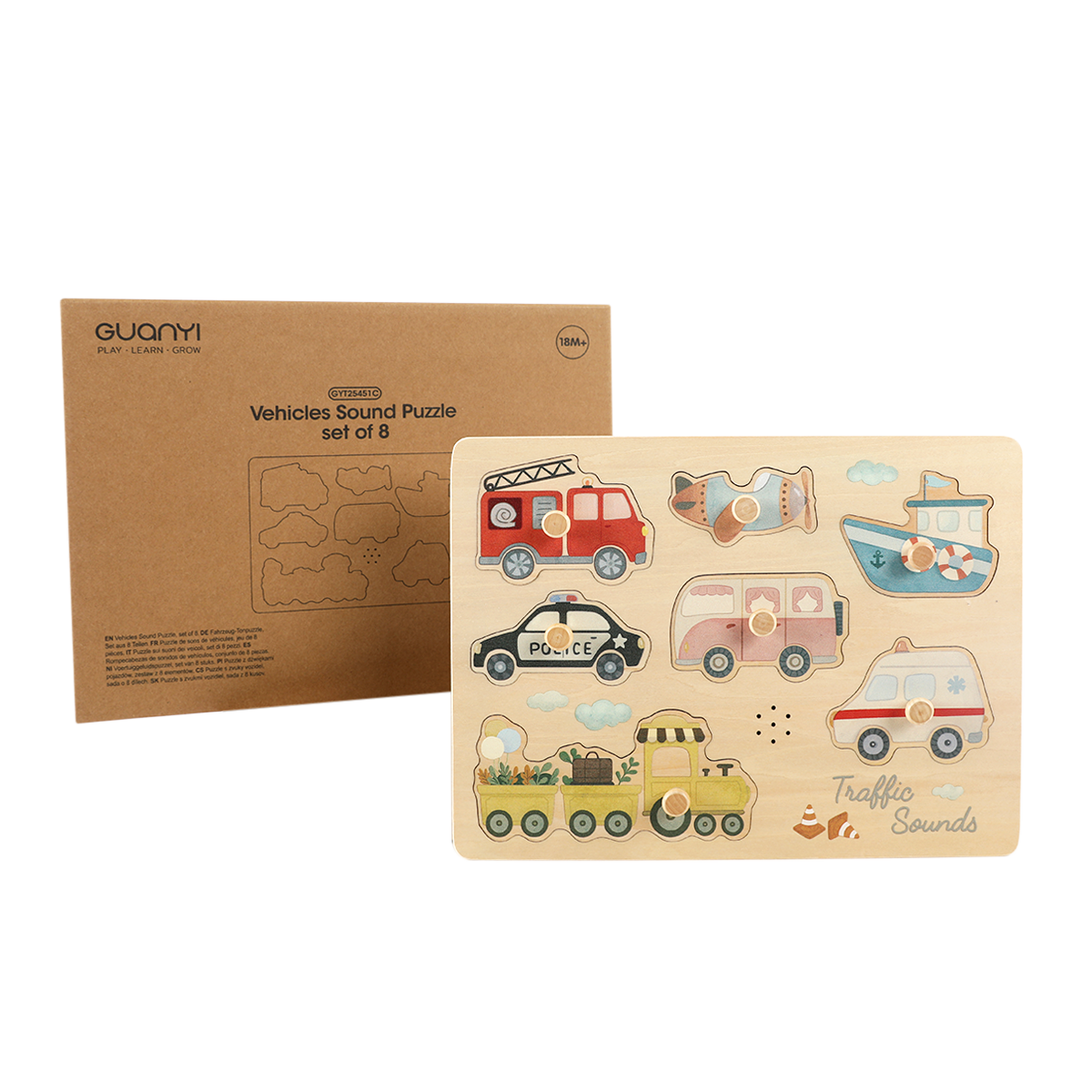 Vehicles Sound Puzzle - GUANYI