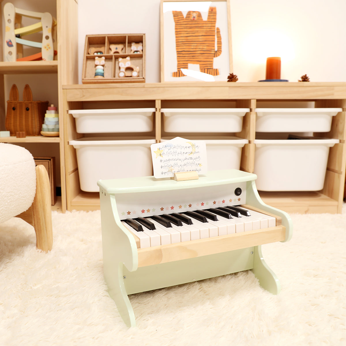 Wooden Piano, set of 3 - GUANYI