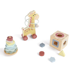 3 in 1, Giraffe Baby Gift Set - GUANYI