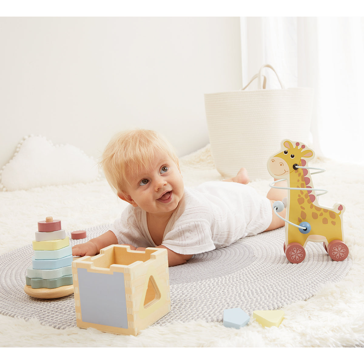 3 in 1, Giraffe Baby Gift Set