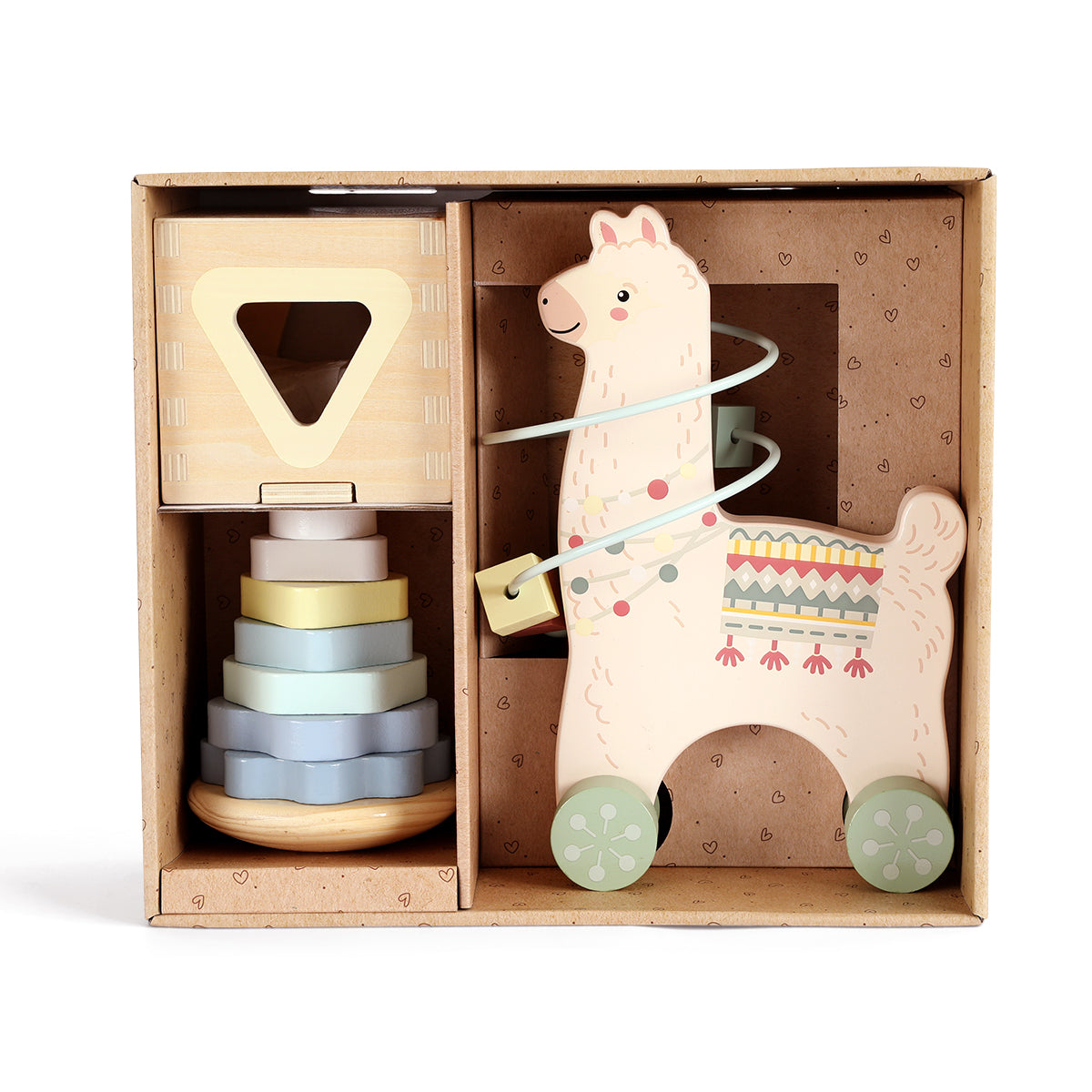 3 in 1, Llama Baby Gift Set