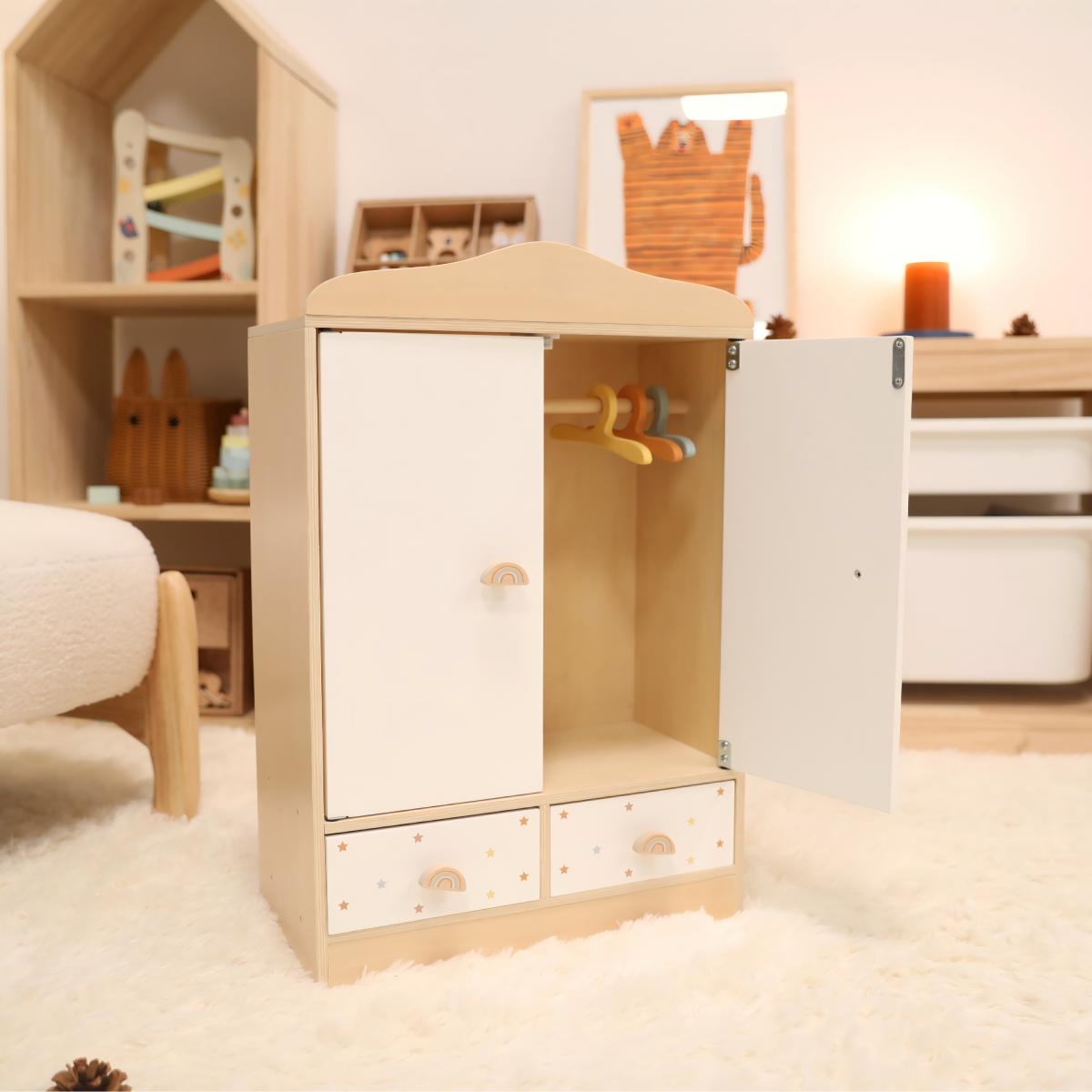 Baby Doll Wardrobe with 3 Hangers - GUANYI