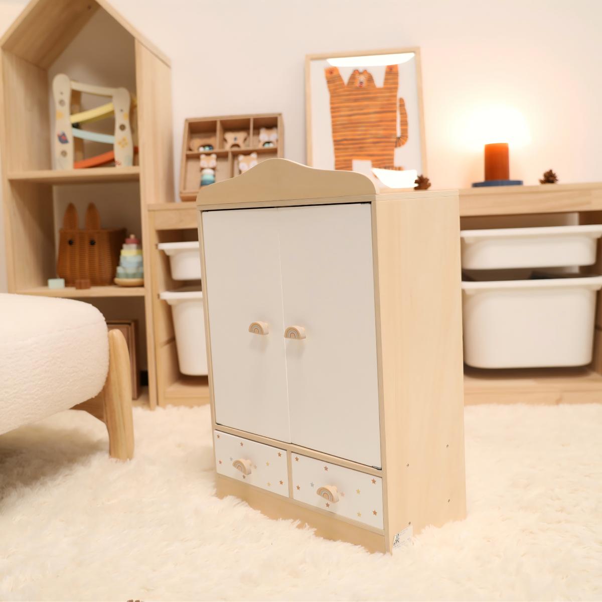 Baby Doll Wardrobe with 3 Hangers - GUANYI